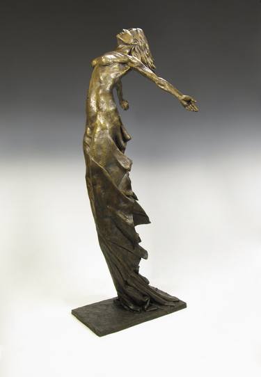 Lotus - Bronze Figure Sculpture thumb