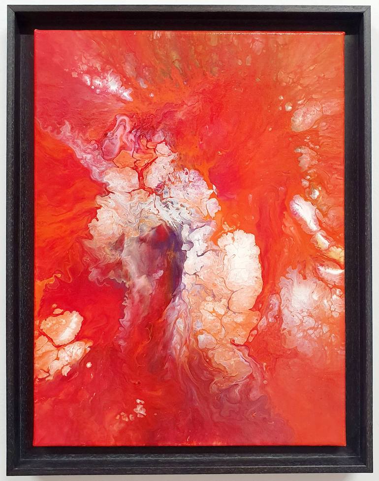 Original Abstract Expressionism Abstract Painting by Viet Ha Tran