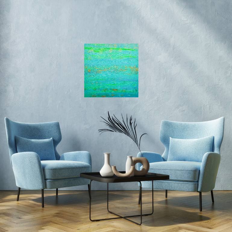 Original Abstract Expressionism Abstract Painting by Viet Ha Tran