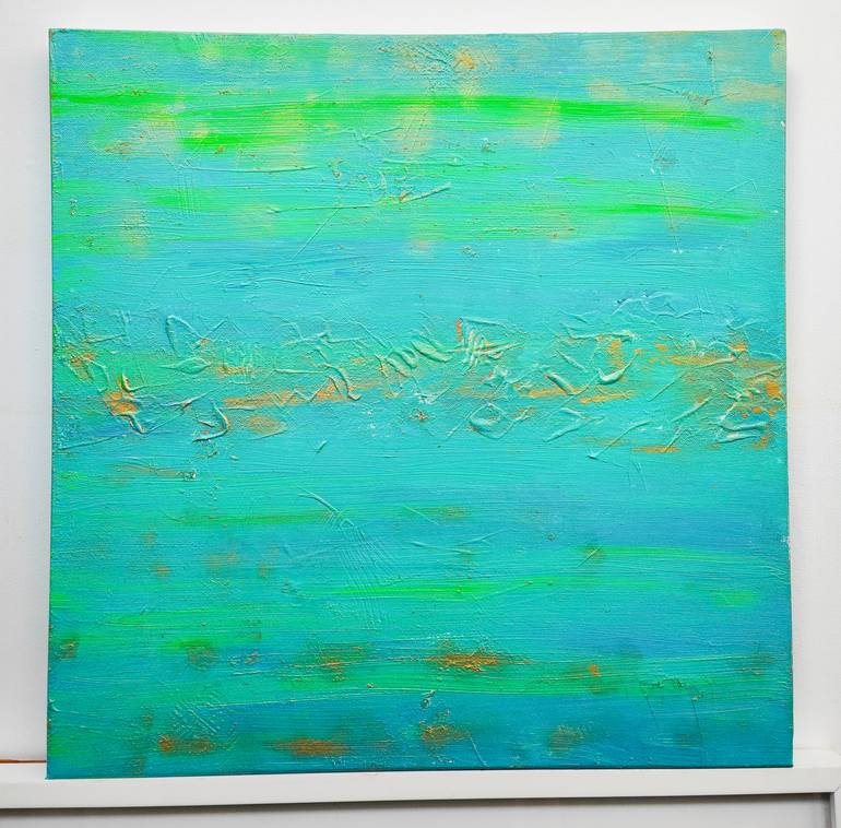 Original Abstract Expressionism Abstract Painting by Viet Ha Tran