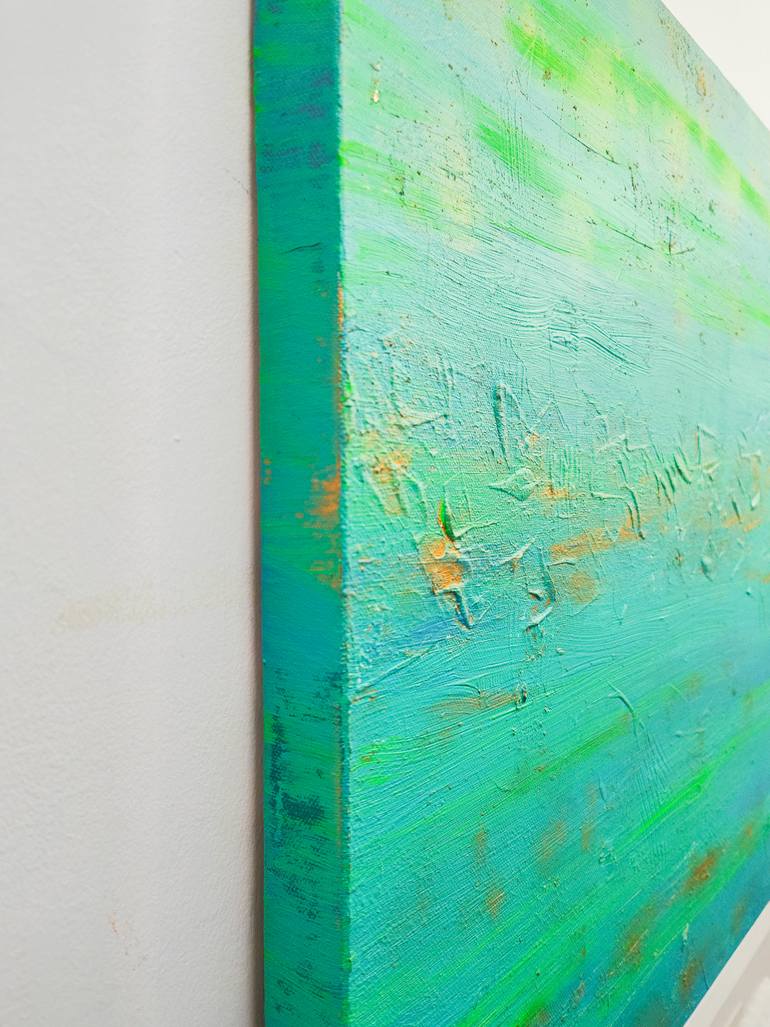 Original Abstract Expressionism Abstract Painting by Viet Ha Tran