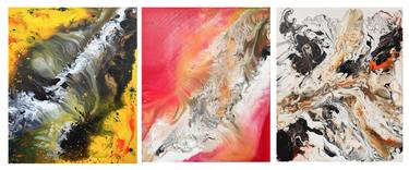 Original Abstract Expressionism Abstract Paintings by Viet Ha Tran