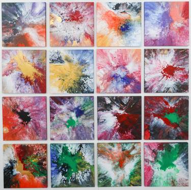 Original Abstract Expressionism Abstract Paintings by Viet Ha Tran