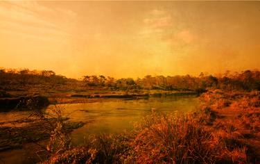 Sunset in Chitwan, Nepal - Limited Edition of 7 thumb