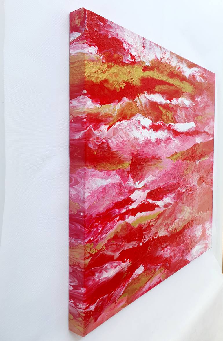 Original Art Deco Abstract Painting by Viet Ha Tran