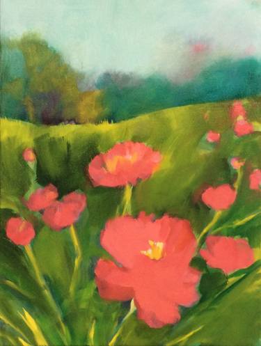 Original Contemporary Floral Painting by Lauren Acton