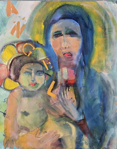 Original Contemporary Religion Painting by Lauren Acton