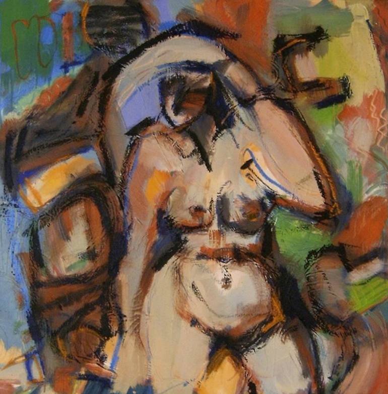 Original Expressionism Nude Paintings by Lauren Acton