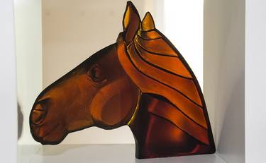 Original Modern Horse Sculpture by Tomas Milata