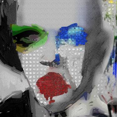 Print of Abstract Portrait Mixed Media by Hugo Mass