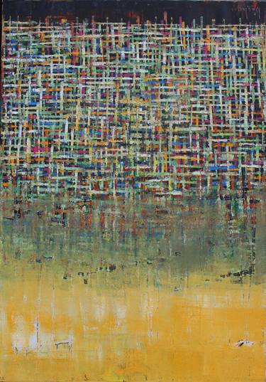 Original Fine Art Abstract Paintings by Bach Nguyen