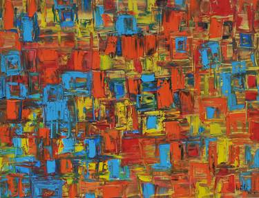 Original Abstract Expressionism Abstract Paintings by Bach Nguyen