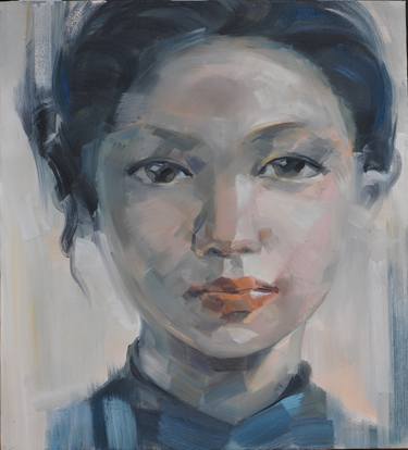 Original Expressionism Portrait Paintings by Bach Nguyen