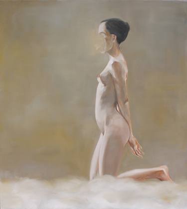 Original Art Deco Nude Paintings by Bach Nguyen
