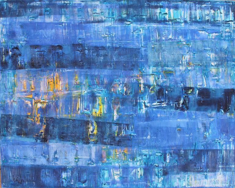 blue 25/7/2018 Painting by Bach Nguyen | Saatchi Art