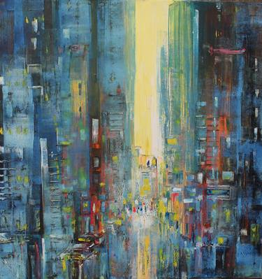 Original Abstract Landscape Paintings by Bach Nguyen