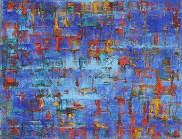 Original Abstract Expressionism Abstract Paintings by Bach Nguyen