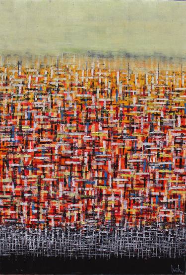 Original Abstract Expressionism Abstract Paintings by Bach Nguyen