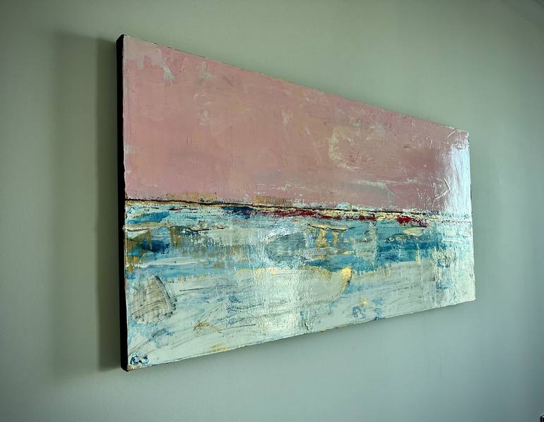 Original Seascape Abstract Painting by Marcus Jake