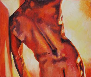 Original Abstract Expressionism Nude Paintings by Wedad Alamin