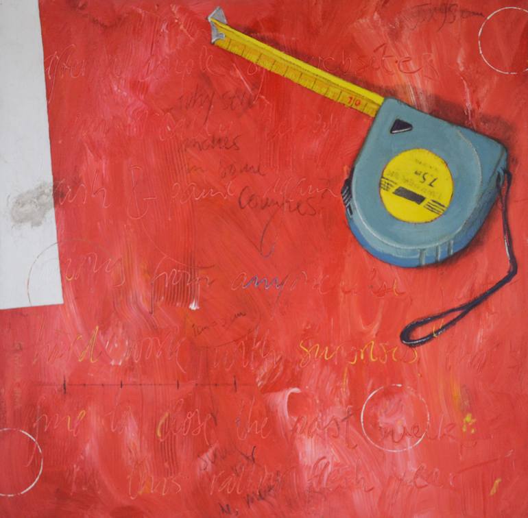 Ruler Painting by Ronald Wigman | Saatchi Art