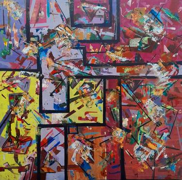 Original Abstract Paintings by Renan Torres
