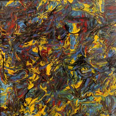 Original Abstract Expressionism Abstract Paintings by Dominic St-Aubin