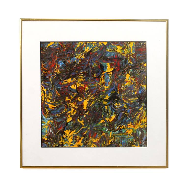 Original Abstract Expressionism Abstract Painting by Dominic St-Aubin