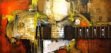 Original Abstract Music Paintings by Sergio Lazo