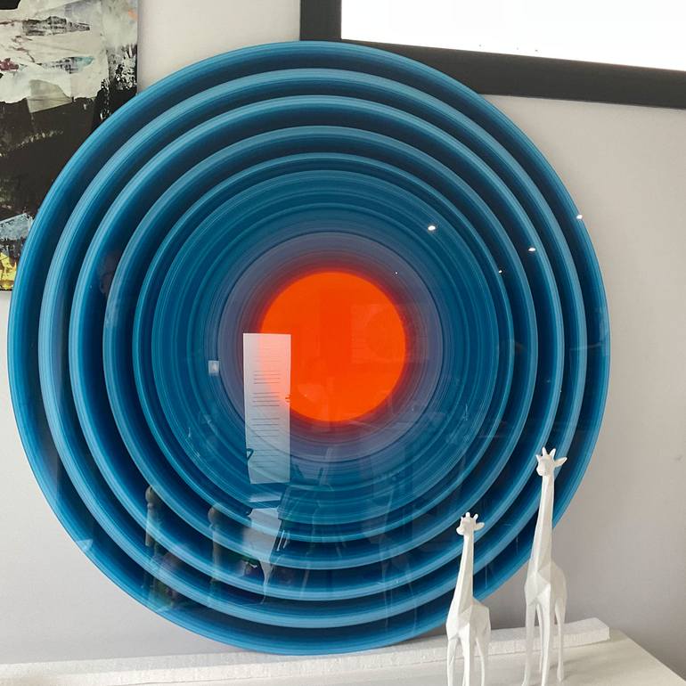 Original Abstract Sculpture by Paslier Morgan