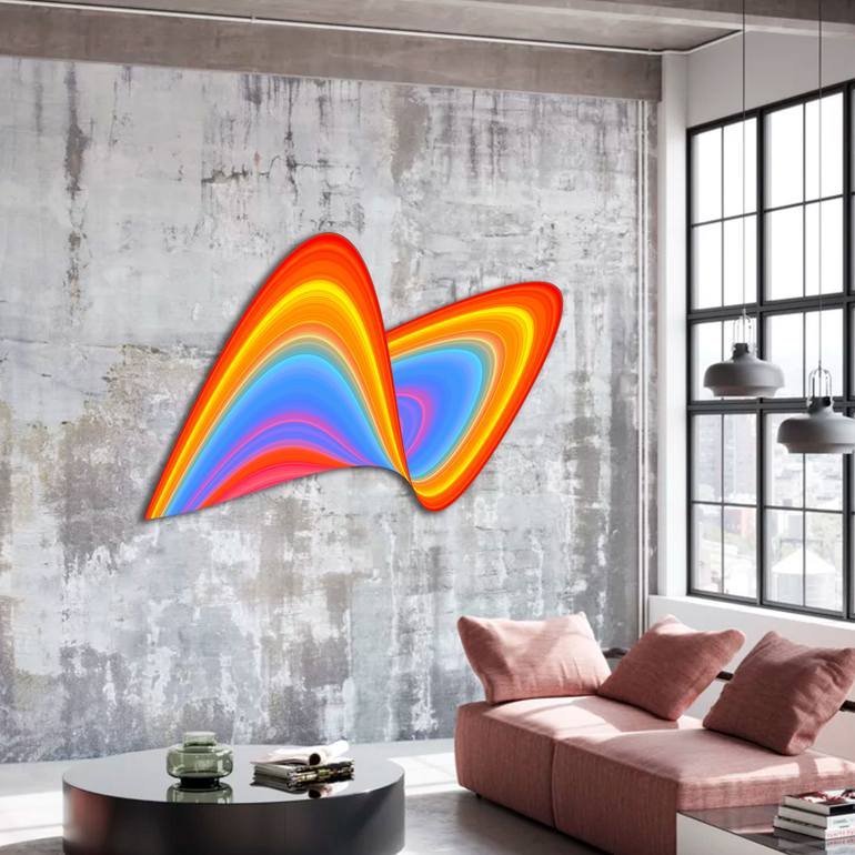 Original Abstract Sculpture by Paslier Morgan