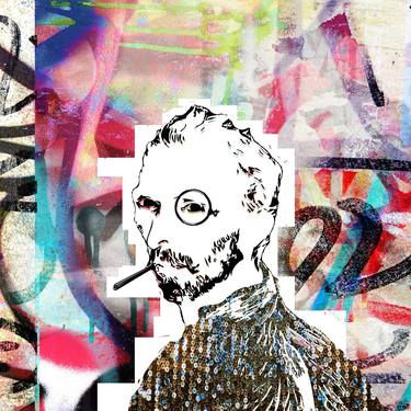 Original Street Art Celebrity Digital by Paslier Morgan