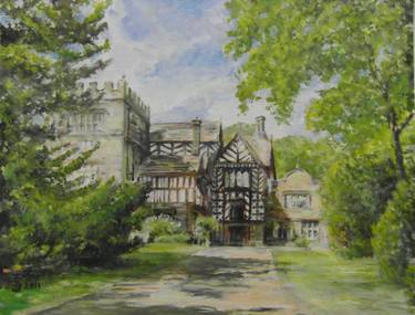 Original Impressionism Architecture Paintings by anthony schofield