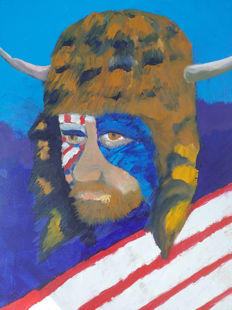 Original Documentary Men Painting by Alex Tof