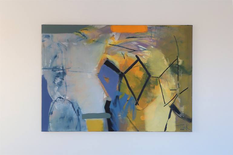 Original Abstract Painting by Erika Kumerova