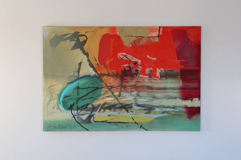 Original Abstract Painting by Erika Kumerova