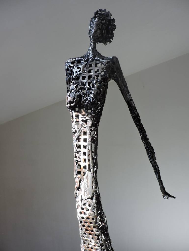 Original Expressionism Women Sculpture by Michele Rizzi