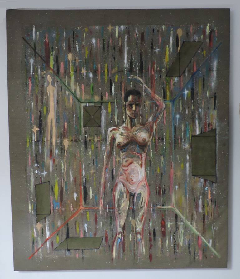 Original Women Painting by Michele Rizzi