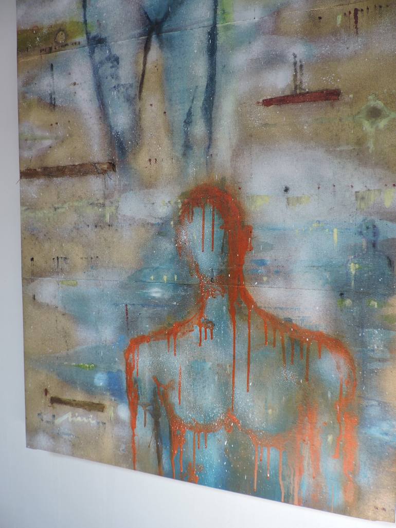 Original Figurative Outer Space Painting by Michele Rizzi