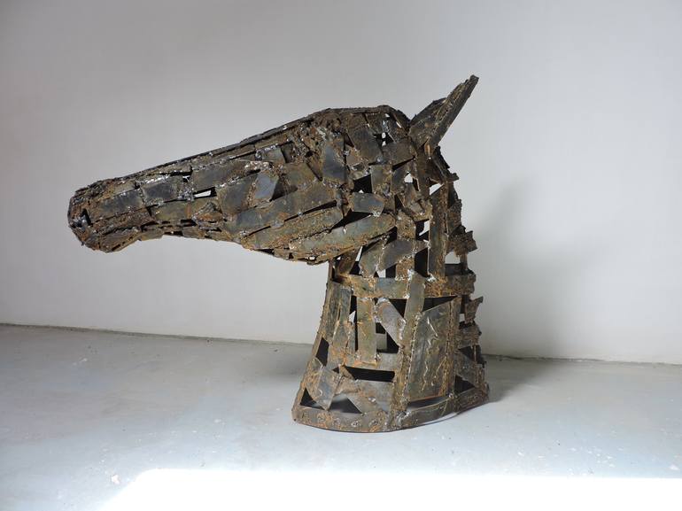 Original Contemporary Horse Sculpture by Michele Rizzi