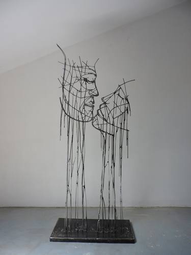 Original Contemporary Love Sculpture by Michele Rizzi
