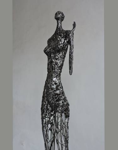 Original Expressionism Women Sculpture by Michele Rizzi