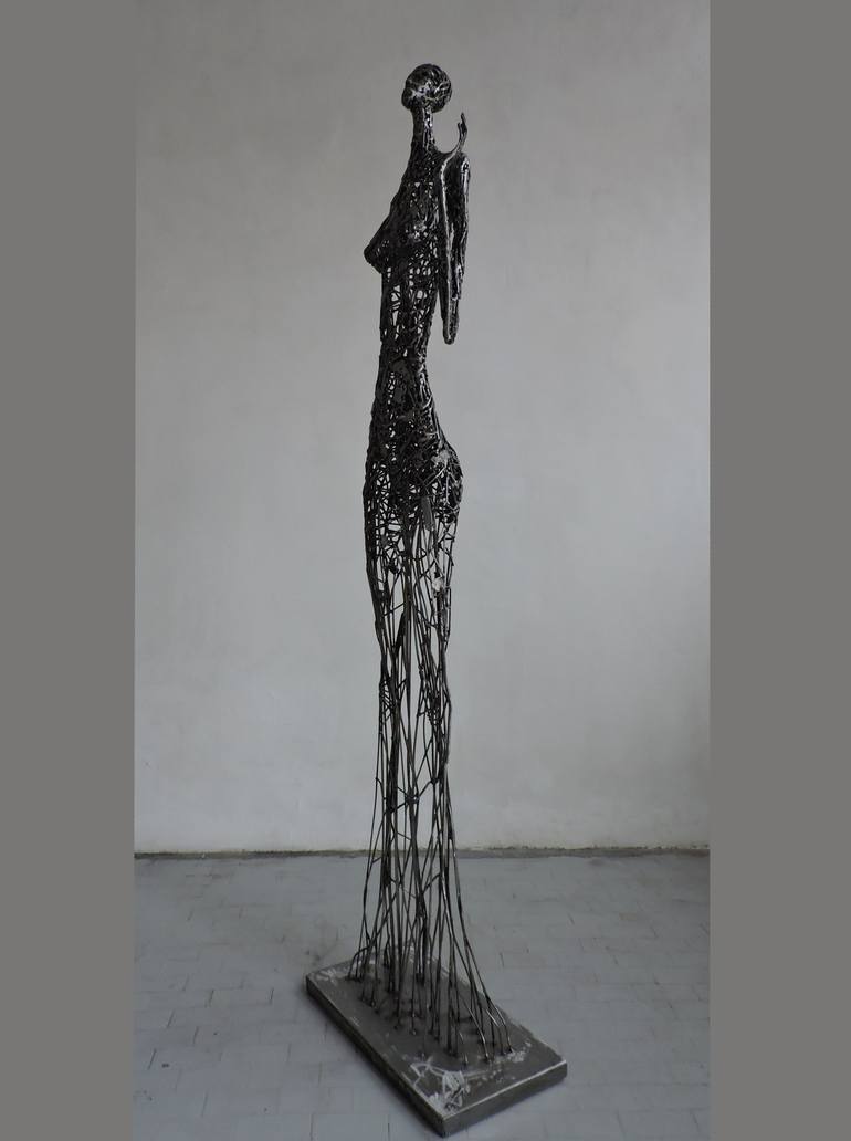 Original Expressionism Women Sculpture by Michele Rizzi