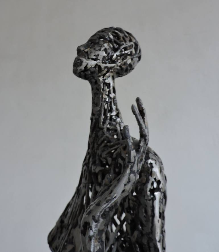 Original Expressionism Women Sculpture by Michele Rizzi