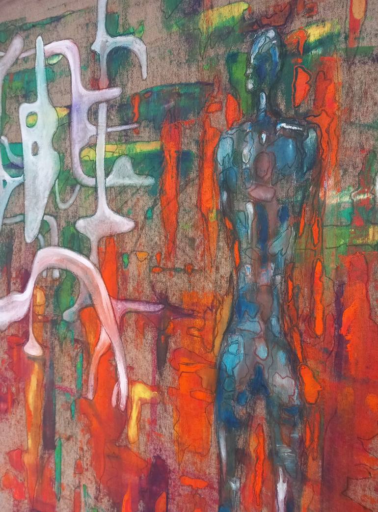 Original Contemporary Science/Technology Painting by Michele Rizzi
