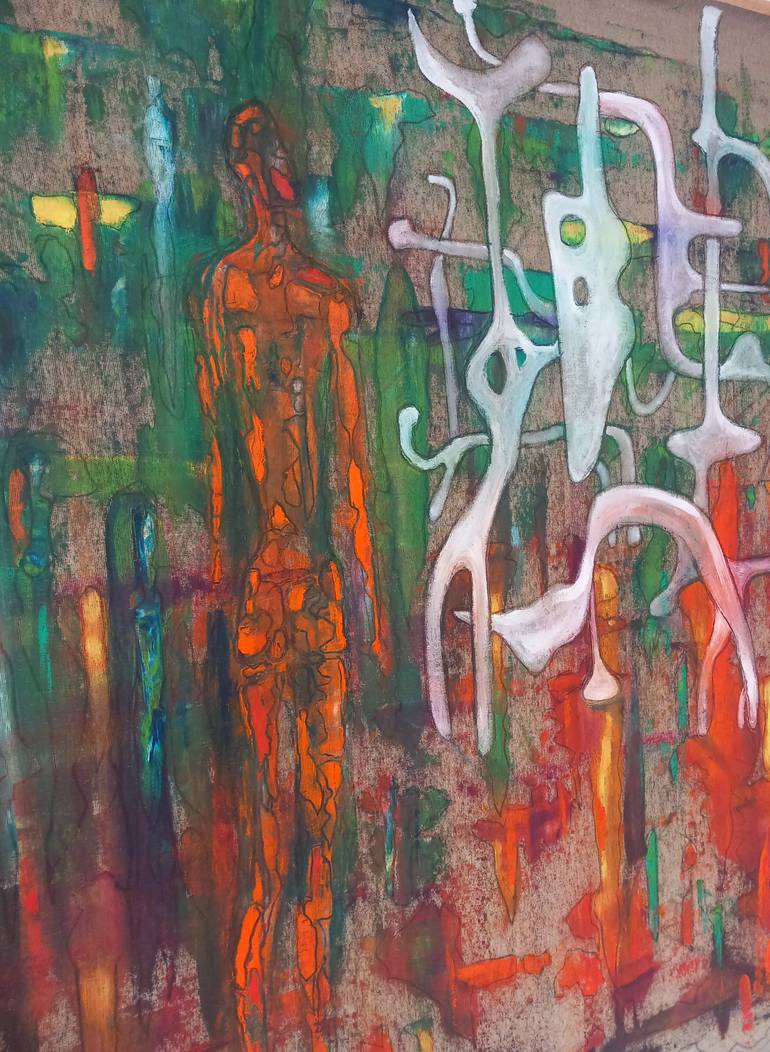 Original Contemporary Science/Technology Painting by Michele Rizzi