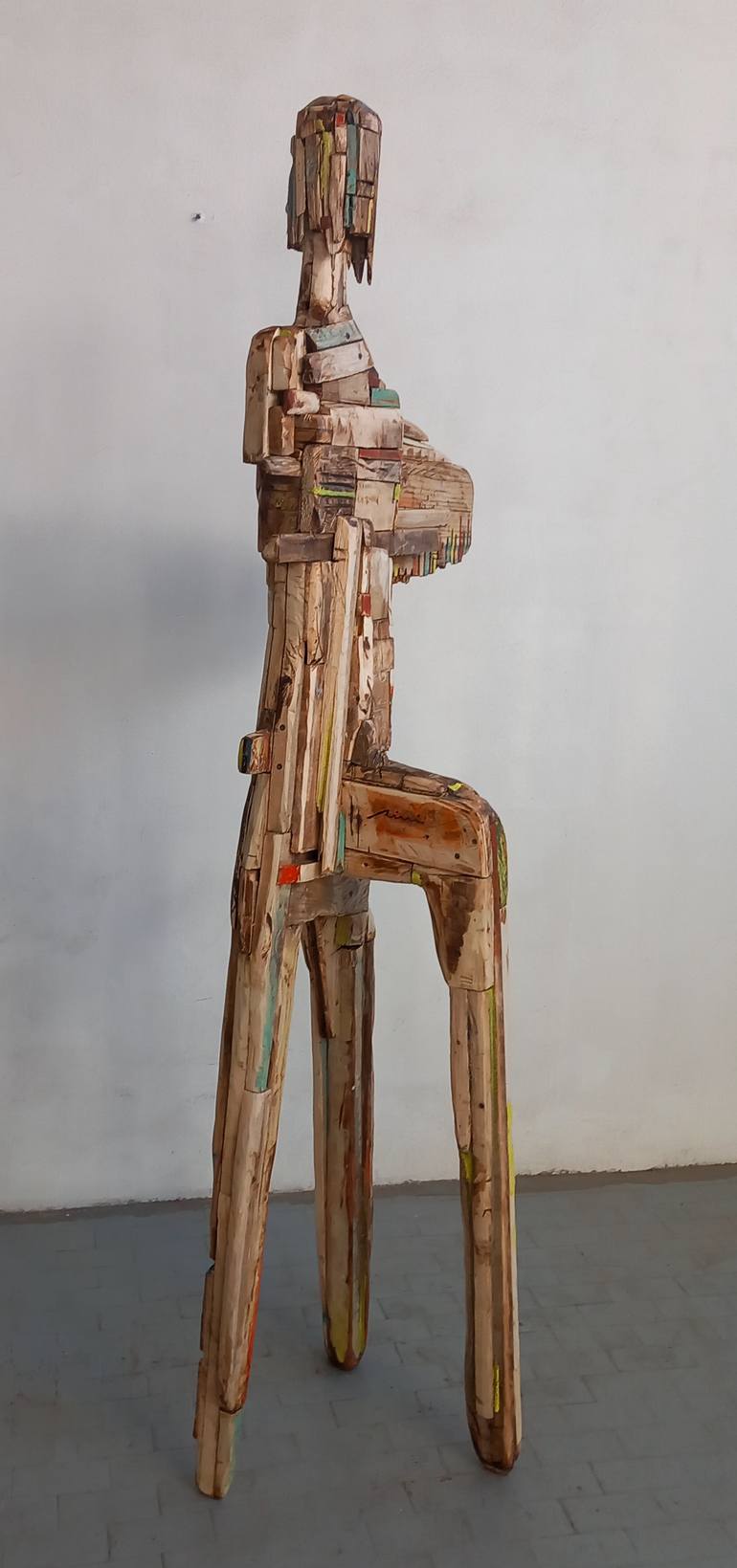 Original Expressionism Women Sculpture by Michele Rizzi