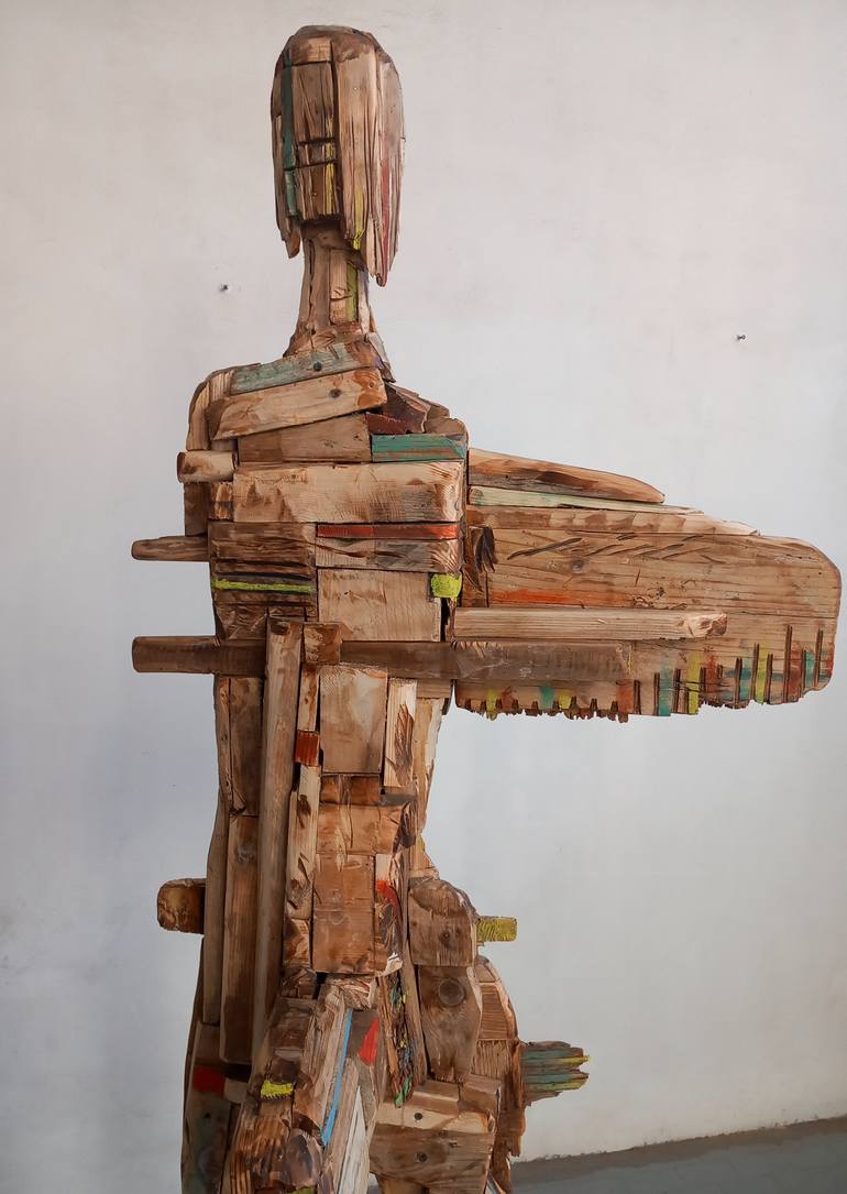 Original Expressionism Women Sculpture by Michele Rizzi