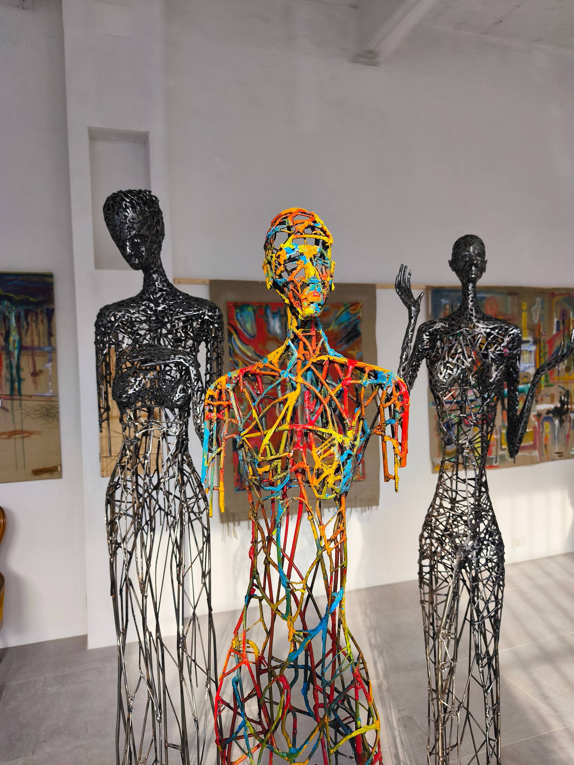 Andromeda and the visible spectrum (Star woman) Sculpture by