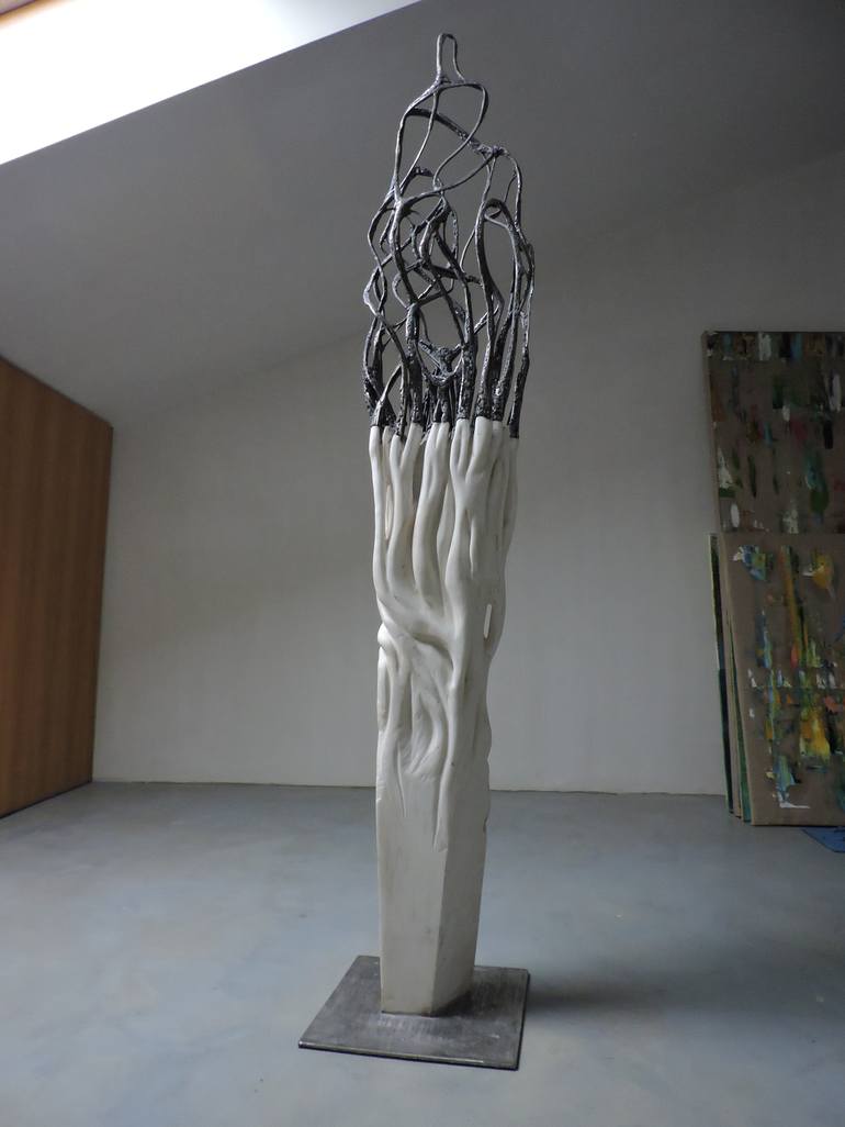 Original Abstract Expressionism Nature Sculpture by Michele Rizzi
